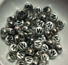 Acrylic Plastic Letter Beads 7mm