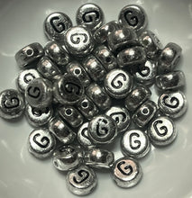 Acrylic Plastic Letter Beads 7mm