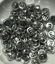 Acrylic Plastic Letter Beads 7mm