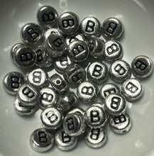 Acrylic Plastic Letter Beads 7mm