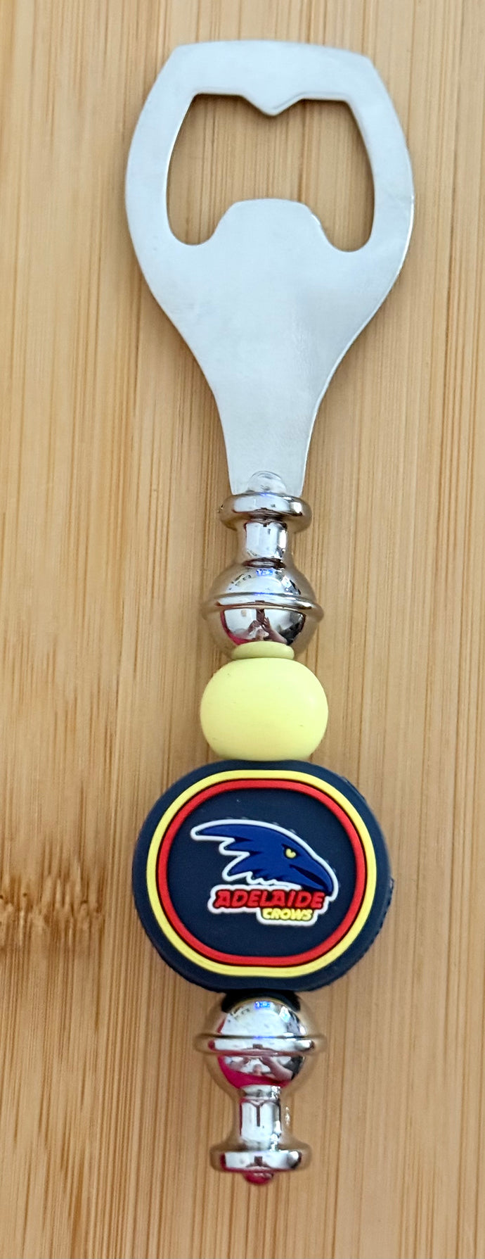 AFL Beaded Bottle Opener Stainless Steel