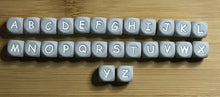 12mm Letter Grey